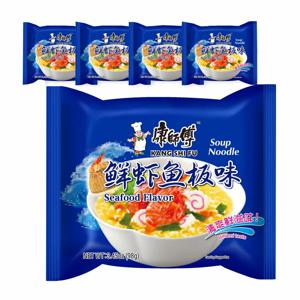 [공식수입인증정품] 캉스푸 선하어반맛 중국식품 봉지라면 98g, 5개