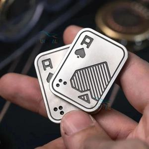EDC 푸시 슬라이더 금속 Fidget 안티 스트레스 장난감 성인 손가락 회 전자 포커 불안 장난감 휴대용 팝 마그네틱 슬라이더 게임을 완화