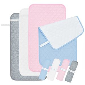 재사용 가능한 방수 변경 패드 라이너 미끄럼 방지 직사각형 26.5*14.3 인치 퀼트 흡수성 요람 매트 라이너 변경 테이블