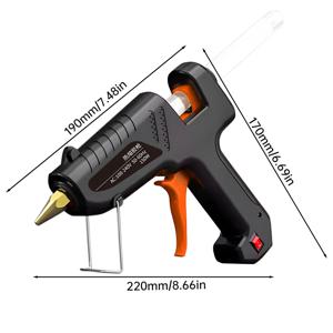 11mm 글루스틱 산업용 글루건 150W 열용접 글루건 열전도 수리 도구 DIY 전열 글루건