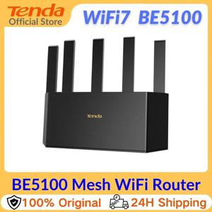 텐다 라우터 BE6L 듀얼코어 Wifi7 BE5100 5011Mbps 2.5G 이더넷 포트 듀얼 주파수 2.4/5GHz 5개의 독립적인 신호 증폭기 메시
