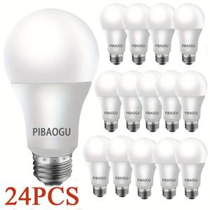 24pcs LED 전구 램프 E27 E14 B22 AC220V 전구 20W 18W 15W 12W 9W 6W 3W Lampada 거실 홈 LED Bombilla