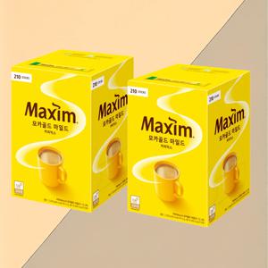 맥심 모카골드 마일드 커피믹스 210T x 2통 (총 420T)