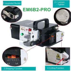 EM6B2 또는 EM6B2-PRO 전기식 터미널 압착 공작 기계 7개의 압착 다이가 장착된 다양한 터미널 압착