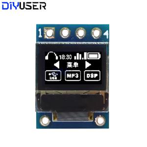 SSD1306 OLED 디스플레이 0.42인치 흰색 72x40 픽셀 I2C SPI 인터페이스 모듈(라즈베리 파이 DIY 개발 보드용)
