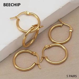 10pcs 20mm 스테인레스 스틸 귀걸이 Jewlery 만들기 DIY 구성 요소 액세서리에 대한 오픈 귀 반지