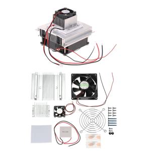 DIY 열전기 펠티어 냉동 냉각 시스템 반도체 냉각기 전도 모듈 + 라디에이터 + 냉각 팬 + TEC1-12706