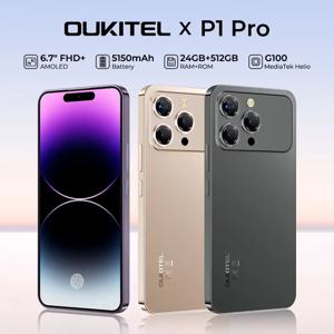 【세계 최초 공개】OUKITEL P1 PRO 6.7인치 FHD+ AMOLED 120Hz, 5150mAh 배터리, 8.2mm 초슬림 스마트폰 8GB+512GB, 안드로이드 15