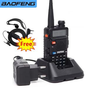 바오펑 10KM 무전기 헤드폰 포함 UV 5R 듀얼 밴드 햄 양방향 라디오 VHF UHF FM 라디오 장거리 핸드헬드 트랜시버