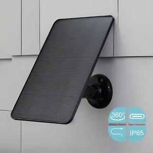 보안 카메라 LED 조명 홈 모니터링 전원 공급 장치용 Type-C 태양광 패널 충전기 야외 태양광 어댑터