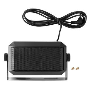 차량용 직사각형 외부 스피커 3.5mm 플러그 자동차 라디오 스피커 햄 라디오 CB 라디오 스캐너용