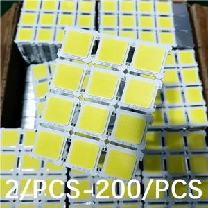 2~200PCS/lot LED COB 통합 칩 3V 휴대용 캠핑 라이트 고휘도 백색광 스포트라이트 라이트 LED 전구 액세서리