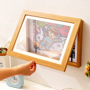 어린이 아트 프레임 마그네틱 A3 A4 교체 가능 키즈 프레임토리 사진 그림 액자 사진 보관용 사진 프레임