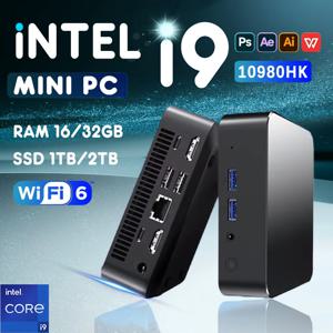 윈도우11 인텔 코어 i9 10980HK 미니 PC 프로세서 UHD 그래픽 소형 포켓 컴퓨터 미니 WiFi6 1TB SSD 데스크탑 게이밍 컴퓨터