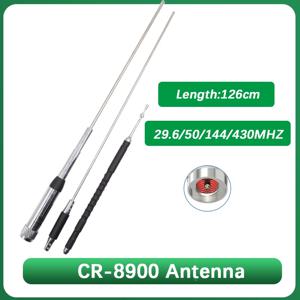 CR-8900 쿼드 밴드 모바일 차량 자동차 안테나 CR8900 안테나 29.6/50/144/430MHz 126cm TYT TH-9800 QYT KT-7900D Yaesu Ft-8900R