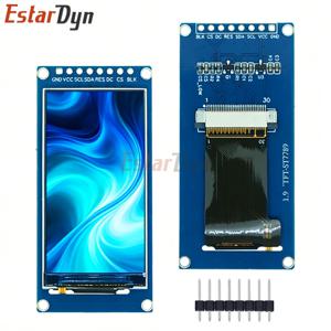 Estardyn 1.9 인치 IPS 바 LCD 디스플레이 170x320 ST7789 SPI 풀 뷰 HD 스크린 모듈 ESP32 DIY IoT 프로젝트용