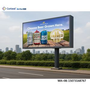 캔베스트 야외 P6 P8 P10 고휘도 광고판 디스플레이 가격 LED 광고판 판매 고속도로 광고용 LED 스크린 보드