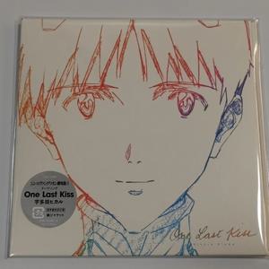 우타다 히카루 원 라스트 키스 신세기 에반게리온 첫 출시 CD + 스티커 2차원 팝송 음악 CD 디스크