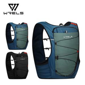 WRELS 초경량 백팩 하이드레이션 조끼 팩 자전거 마라톤 하이킹 마라톤 경량 물통 조끼 가방 (휴대폰 수납 가능)