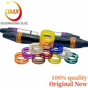 10-60PCS XXR 컬러 XLR 마킹 링은 NEUTRIK NC3FXX 컬러 링 NC3MXX 왼쪽 및 오른쪽 채널 9색 세트에 적합합니다.