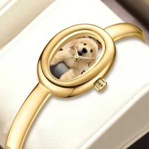 맞춤형 이미지가 있는 맞춤형 DIY 여성용 손목시계, 방수 쿼츠 무브먼트 reloj mujer montre femme