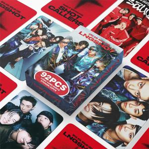 LNGSHOT 쇼트 콜러스 앨범 로모 카드 세트, 60개입 (스티커 32개 포함), 팬들을 위한 K팝 아이돌 수집품 ﻿
