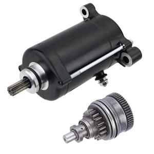 Yamaha WRA650 웨이브 러너 III RA700 제트 650 701cc 18420 6M6-81800-10-00 용 드라이브 Bendix 세트가있는 2 PCS 전기 스타터 모터