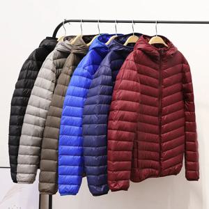 2024 New Arrivasl 남성용 초경량 Packable 다운 재킷 가을 봄 겨울 방수 및 방풍 통기성 코트