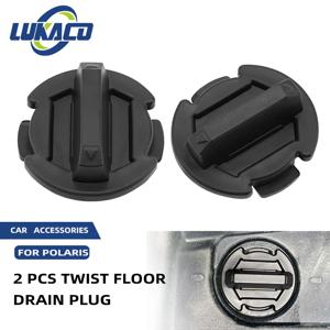 블랙 트위스트 플로어 드레인 플러그 바디 뚜껑 로커 패널 캡, 폴라리스 일반 RZR 4 900 RZR XP 1000 RZR900 RZR1000 RS1 14-24, 1 쌍
