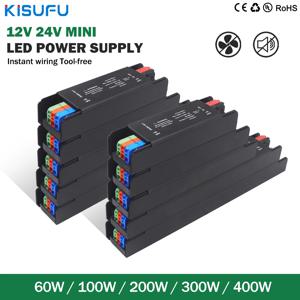 초박형 LED 전원 공급 장치, LED 드라이버, AC/DC 변압기 컨버터, LED 스트립, 실내 조명용, 12V, 24V, 400W, 300W, 200W, 100W, 60W