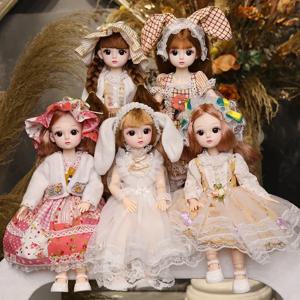 30cm 인형 소녀 놀이집 장난감 대형 세트 생일 선물 노점 도매 인형 관절 인형 어린이들이 좋아하는 장난감