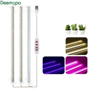 식물용 LED 성장 조명, USB 플러그, 풀 스펙트럼 LED 바 램프, 높은 발광 효율, 성장 텐트 온실 꽃용 30cm, 5V