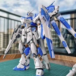 HG 1/144 RX-93-ν2 하이-ν 메카 조립 모델 키트 하이 누 액션 피규어 데스크탑 장식 인형 소년 퍼즐 장난감 선물 수집품