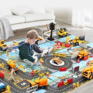 도로 매트 놀이 매트 어린이 장난감 도로 카펫 Playmat 도시 주차장 도로지도 등산 매트 장난감 DIY 교통 도로 표지판