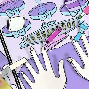 비니 책 재료 팩 와플 반죽 조용한 책 스티커 책 집에서 만든 네일 가게 조용한 책 수제 종이 면화 어린이