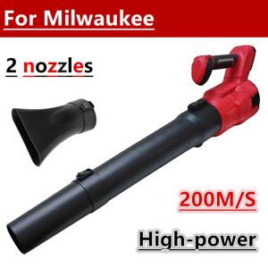Milwaukee 18V 배터리 용 브러시리스 공기 송풍기 160000RPM 고출력 3 속도 무선 전기 잎/눈/먼지 부는 도구