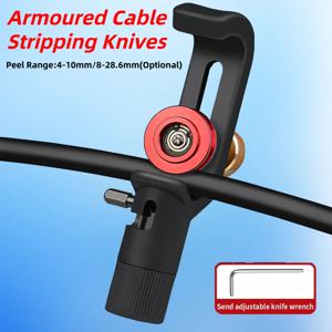 반금속 ACS-2 광섬유 케이블 외장 와이어 스트리핑 나이프 4-10mm/8-28.6mm 광섬유 기갑 케이블 스트리핑 나이프