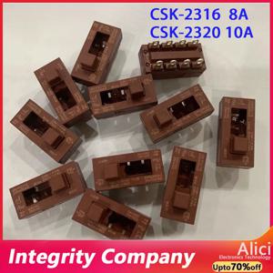 1개/묶음 오리지널 신제품 100% CSK-2316 CSK-2320 헤어 드라이어 스위치 8핀 3단 토글 스위치 8A 10A
