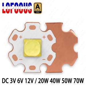 DC 3V 6V 12V XHP70 XHP50 고출력 7070 5050 LED 칩 세라믹 브래킷 비즈 20W 40W 50W 70W 손전등 서치라이트 헤드라이트