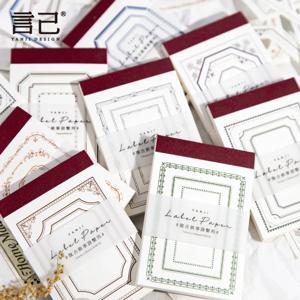 50개 심플 스타일 찢을 수 있는 스티키 노트 패드 재료 |   수제 스크랩북 및 앨범용 DIY 재료