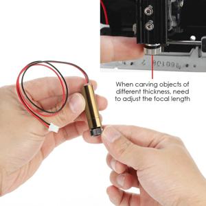 3.7V 보라색-파란색 광 2000mW 405nm 레이저 절단 모듈(CNC 레이저 조각기용 액세서리: 레이저 튜브)