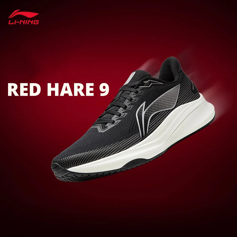 LI-NING RED HARE 9 남성용 경량 반사 트레이닝 레이싱 운동화 통기성 스포츠 신발 ARPW003