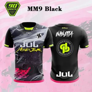MM9 JUL 90 Minute 시리즈 3D 스포츠 빠른 건조 통기성 남성 티셔츠 축구 유니폼 팀 훈련 레이싱 부모-자녀 반팔