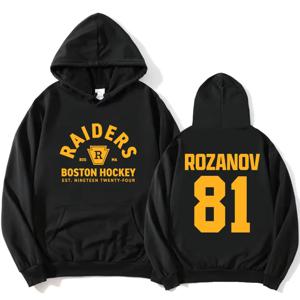 Llya Rozanov 81 Heated Rivalry TV 후드티 Shane Hollander 24 Scott Hunter 21 스웨트셔츠 몬트리올 메트로스 보스턴 레이더스 의류