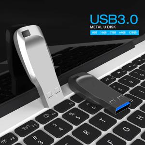 고속 메탈 로드 USB 플래시 드라이브 3.0 내구성 데이터 저장 스틱 펜 U 디스크 다양한 용량 옵션-128GB 64GB 32GB 16GB