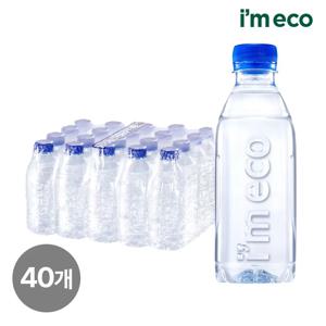 아임에코 가벼운샘 생수 미니 무라벨 산수음료 330ml 40개