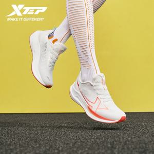 Xtep 2000km 5.0 여성용 조깅 운동화 쿠션 패션 컬러 내구성 탄력성 솔 스니커즈 874118110024