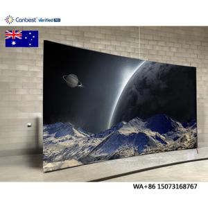캔베스트 U 시리즈 P1.25 1.25mm 5400x3037.5mm 실내용 곡면 4K LED 비디오 월 디스플레이 스크린 (호주 사진 스튜디오용)