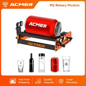 ACMER M2 로터리 모듈 4-138mm 직경 작동 범위 레이저 Y축 로터리 롤러 표면 조각기(레이저 조각기용)