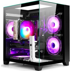 PC 데스크탑 라이젠 5 |   16GB DDR3 RAM |   지포스 RTX 1060 8GB |   고성능 게이밍 및 디자인 컴퓨터, 블랙 투